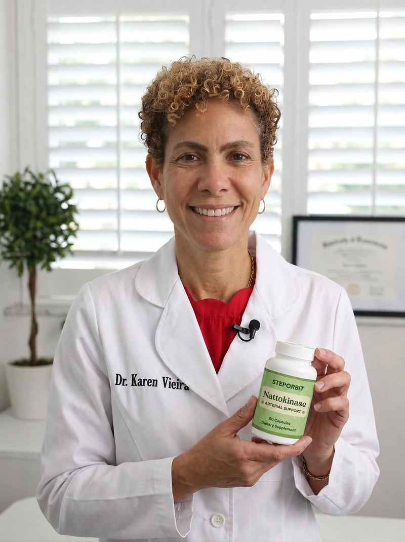 Nattokinase supplement supporting healthy cardiovascular function